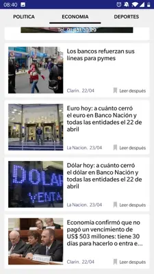 Noticias android App screenshot 1