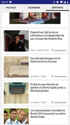 Noticias android App screenshot 2