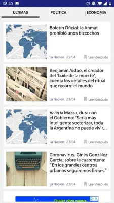 Noticias android App screenshot 7